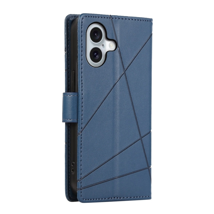 PU Genuine Leather Texture Embossed Line Phone Case