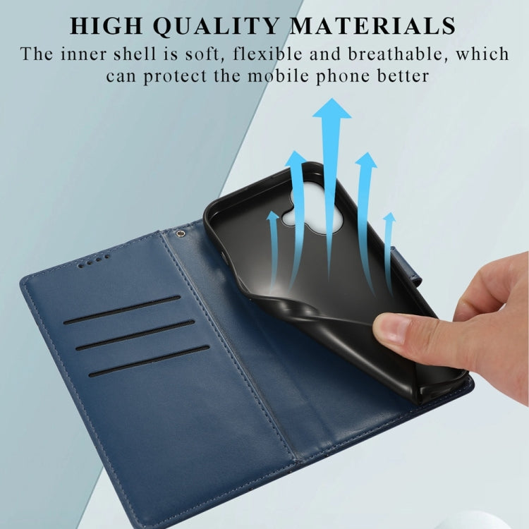 PU Genuine Leather Texture Embossed Line Phone Case