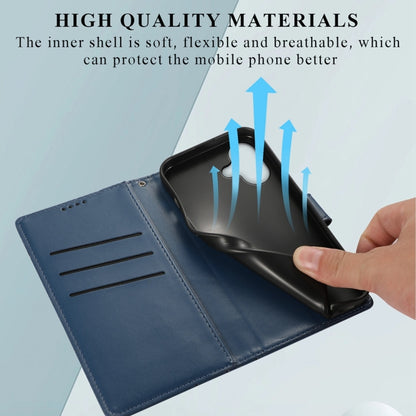 PU Genuine Leather Texture Embossed Line Phone Case