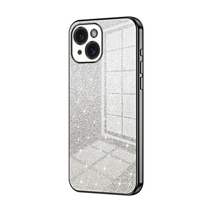 Gradient Glitter Powder Electroplated Phone Case