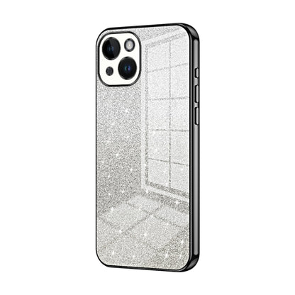 Gradient Glitter Powder Electroplated Phone Case