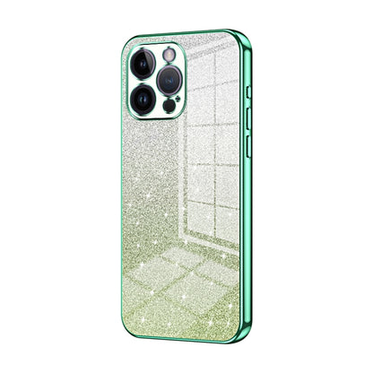 Gradient Glitter Powder Electroplated Phone Case