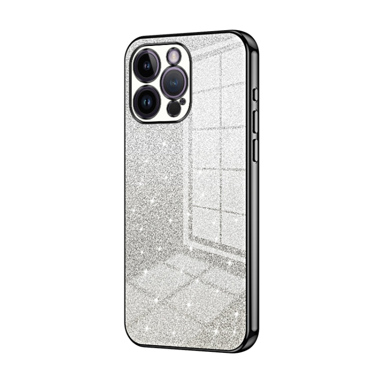 Gradient Glitter Powder Electroplated Phone Case