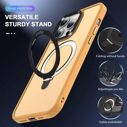 Skin-feel MagSafe Holder PC Hybrid TPU Phone Case