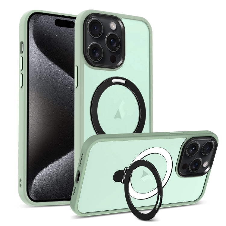 Skin-feel MagSafe Holder PC Hybrid TPU Phone Case