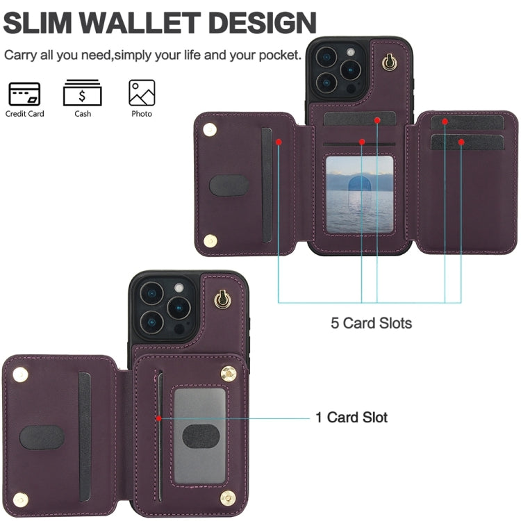 YM006 Skin Feel Zipper Card Bag Phone Case with Dual Lanyard, For iPhone 16 Pro Max, For iPhone 16 Pro, For iPhone 16 Plus, For iPhone 16, For iPhone 15 Pro Max, For iPhone 15 Pro