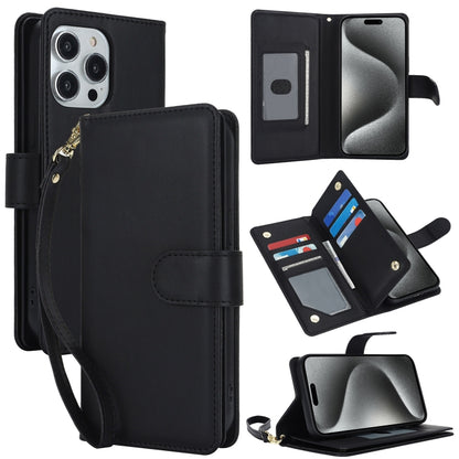 Multi-Card Wallet RFID Leather Phone Case, For iPhone 15 Pro, For iPhone 15 Plus, For iPhone 15, For iPhone 14 Plus, For iPhone 14, For iPhone 14 Pro