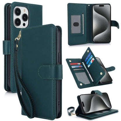 Multi-Card Wallet RFID Leather Phone Case, For iPhone 15 Pro, For iPhone 15 Plus, For iPhone 15, For iPhone 14 Plus, For iPhone 14, For iPhone 14 Pro