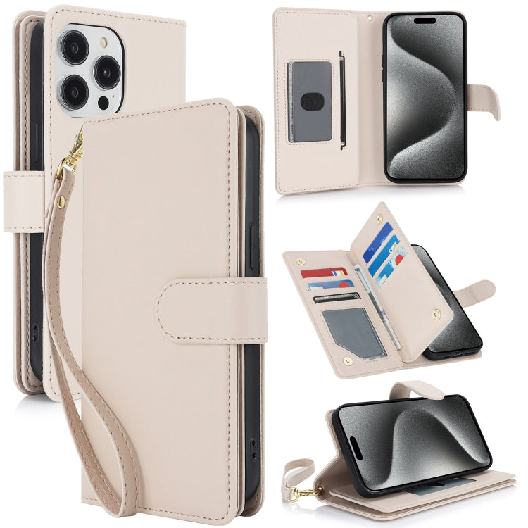 Multi-Card Wallet RFID Leather Phone Case, For iPhone 15 Pro, For iPhone 15 Plus, For iPhone 15, For iPhone 14 Plus, For iPhone 14, For iPhone 14 Pro