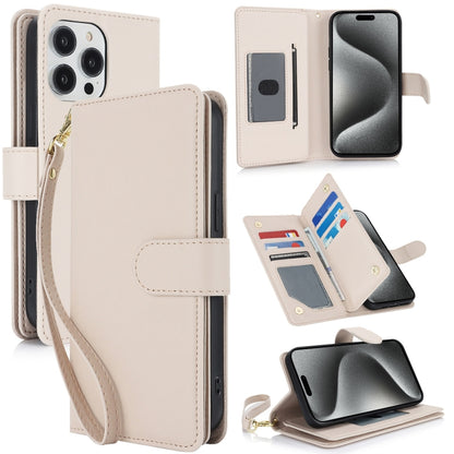 Multi-Card Wallet RFID Leather Phone Case, For iPhone 15 Pro, For iPhone 15 Plus, For iPhone 15, For iPhone 14 Plus, For iPhone 14, For iPhone 14 Pro