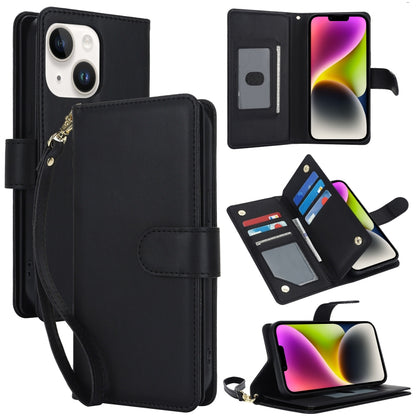 Multi-Card Wallet RFID Leather Phone Case, For iPhone 15 Pro, For iPhone 15 Plus, For iPhone 15, For iPhone 14 Plus, For iPhone 14, For iPhone 14 Pro