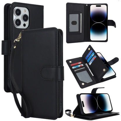 Multi-Card Wallet RFID Leather Phone Case, For iPhone 15 Pro, For iPhone 15 Plus, For iPhone 15, For iPhone 14 Plus, For iPhone 14, For iPhone 14 Pro