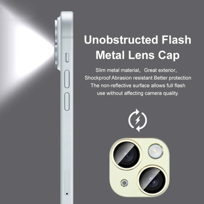IMAK Metal Armor Premium Camera Protector Film, For iPhone 15 / 15 Plus