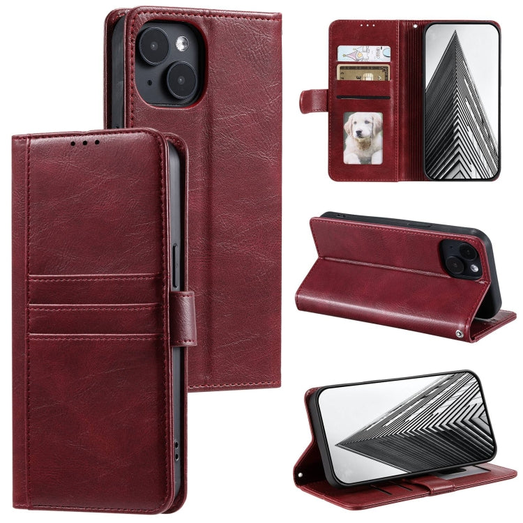 Simple 6-Card Wallet Leather Phone Case, For iPhone 15, For iPhone 14 Plus, For iPhone 14, For iPhone 14 Pro, For iPhone 14 Pro Max, For iPhone 7 / 8 / SE 2022