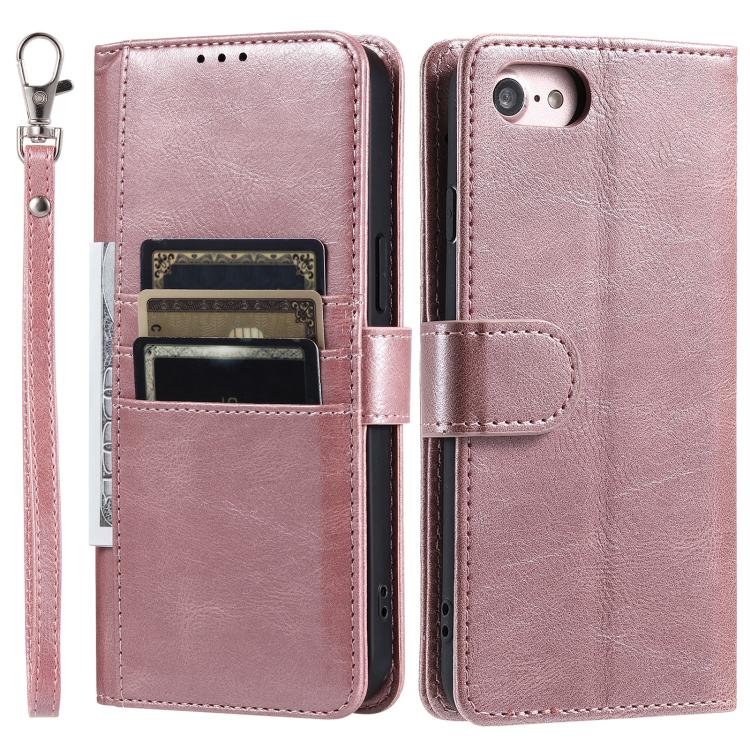 Simple 6-Card Wallet Leather Phone Case, For iPhone 16e, For iPhone 16 Pro Max, For iPhone 16 Pro, For iPhone 15 Pro Max, For iPhone 15 Pro, For iPhone 15 Plus