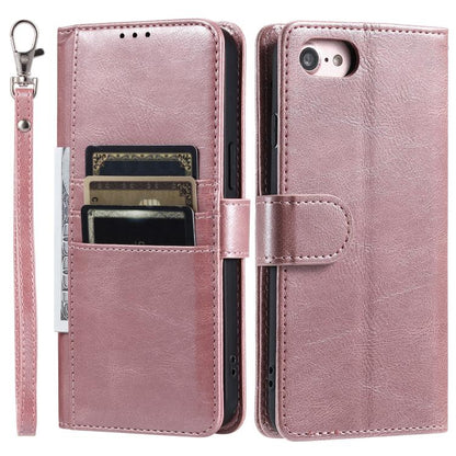 Simple 6-Card Wallet Leather Phone Case, For iPhone 16e, For iPhone 16 Pro Max, For iPhone 16 Pro, For iPhone 15 Pro Max, For iPhone 15 Pro, For iPhone 15 Plus