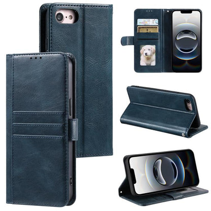 Simple 6-Card Wallet Leather Phone Case, For iPhone 16e, For iPhone 16 Pro Max, For iPhone 16 Pro, For iPhone 15 Pro Max, For iPhone 15 Pro, For iPhone 15 Plus