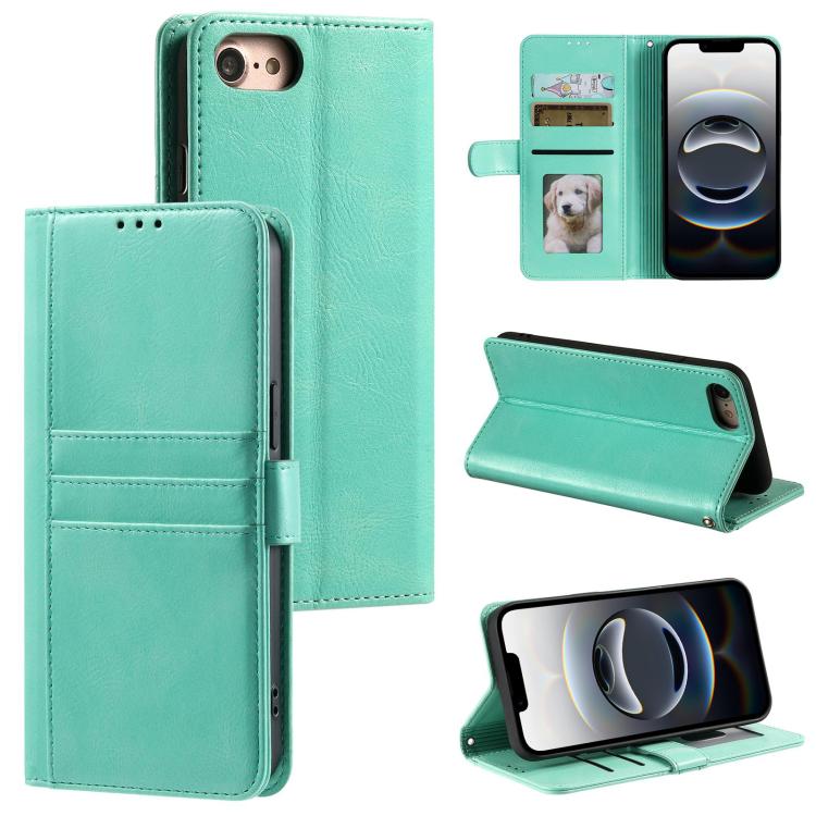 Simple 6-Card Wallet Leather Phone Case, For iPhone 16e, For iPhone 16 Pro Max, For iPhone 16 Pro, For iPhone 15 Pro Max, For iPhone 15 Pro, For iPhone 15 Plus