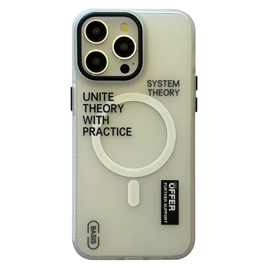 Frosted Metal Lens Protection Frame MagSafe Phone Case