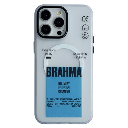Frosted Metal Lens Protection Frame MagSafe Phone Case