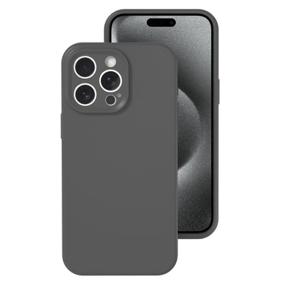 Precise Hole Liquid Silicone Jelly Color Full Coverage Phone Case, For iPhone 15 Pro