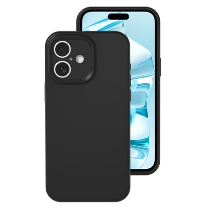 Precise Hole Liquid Silicone Jelly Color Full Coverage Phone Case, For iPhone 16 Plus