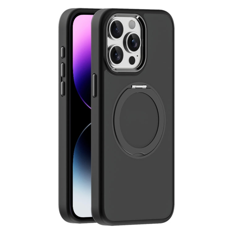 Skin Feel Frosted MagSafe Magnetic Holder Phone Case, For iPhone 15 Pro Max, For iPhone 15 Pro, For iPhone 15 Plus, For iPhone 15, For iPhone 14 Plus, For iPhone 14, For iPhone 14 Pro, For iPhone 14 Pro Max