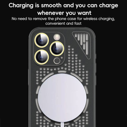 Hollow Cooling MagSafe Shockproof Phone Case