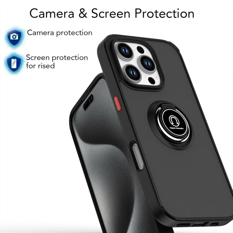Q Shadow 1 Series TPU + PC Phone Case with Ring