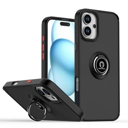 Q Shadow 1 Series TPU + PC Phone Case with Ring