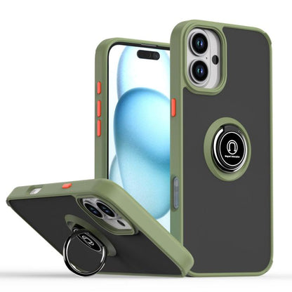 Q Shadow 1 Series TPU + PC Phone Case with Ring