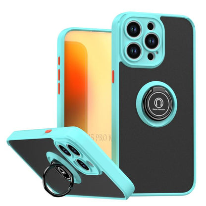 Q Shadow 1 Series TPU + PC Phone Case with Ring