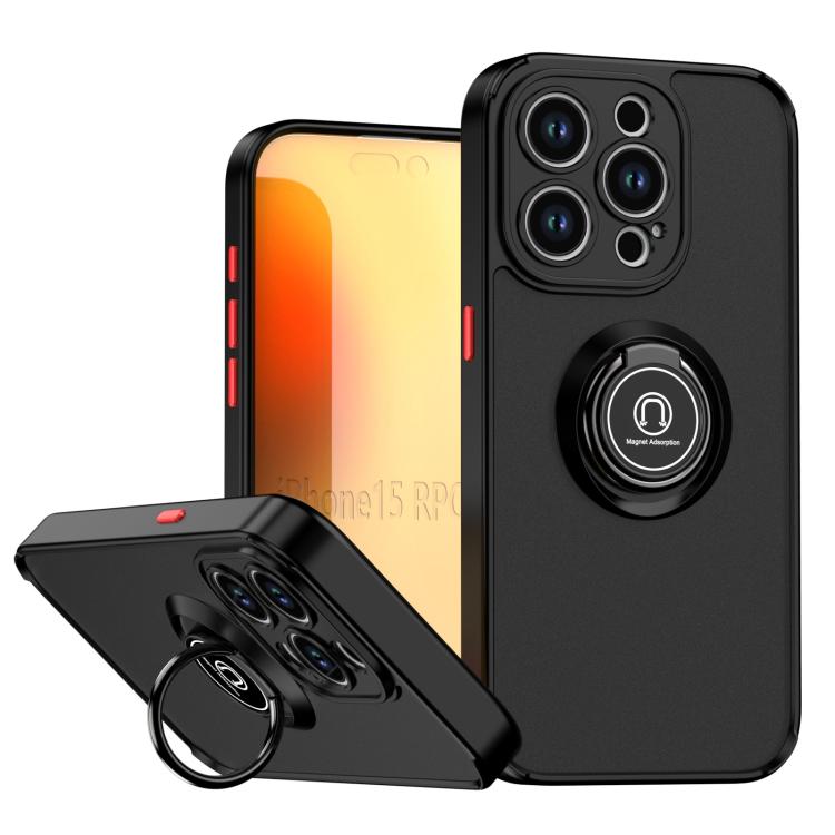 Q Shadow 1 Series TPU + PC Phone Case with Ring