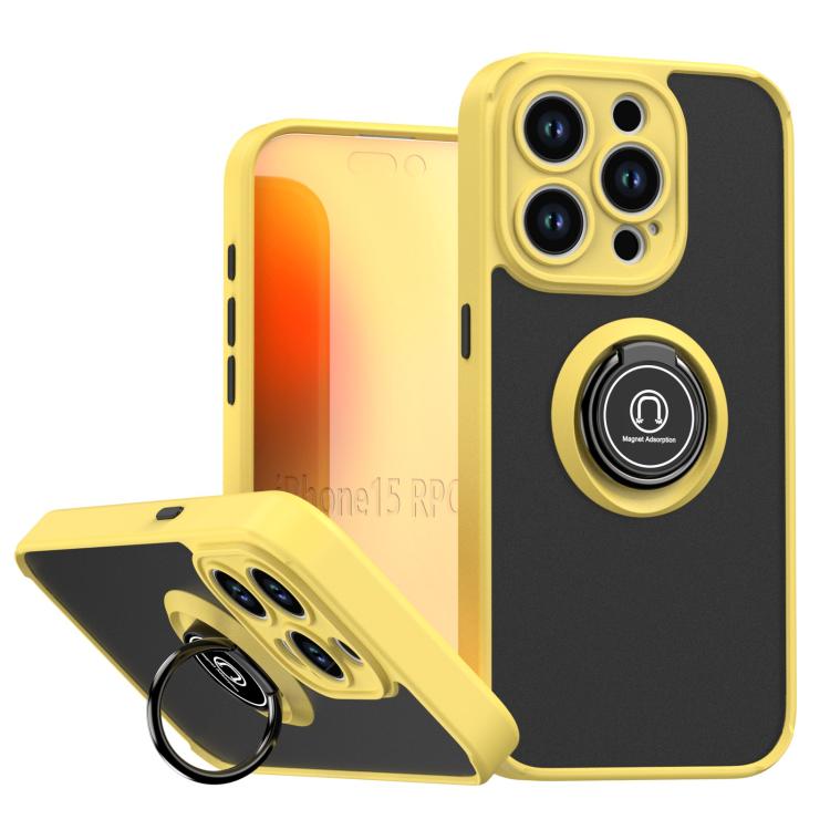 Q Shadow 1 Series TPU + PC Phone Case with Ring