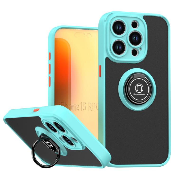 Q Shadow 1 Series TPU + PC Phone Case with Ring