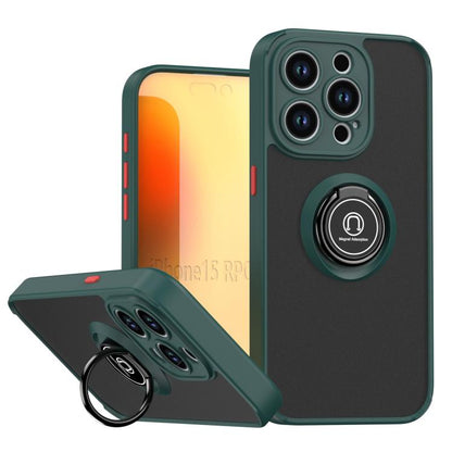 Q Shadow 1 Series TPU + PC Phone Case with Ring