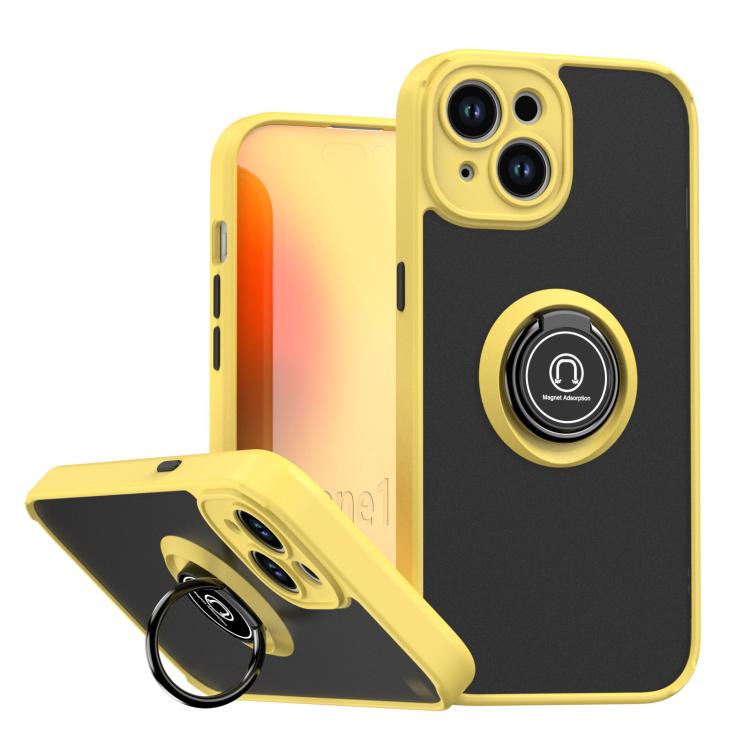 Q Shadow 1 Series TPU + PC Phone Case with Ring