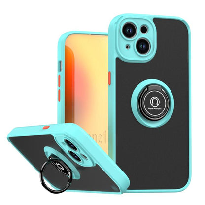 Q Shadow 1 Series TPU + PC Phone Case with Ring