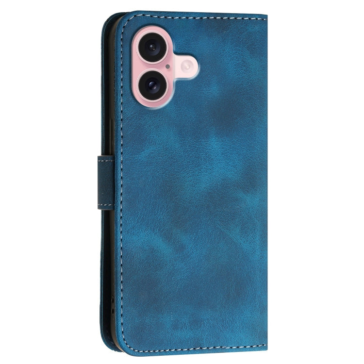 YX0080 Grid Butterfly Embossed Pattern Flip Leather Phone Case with Lanyard