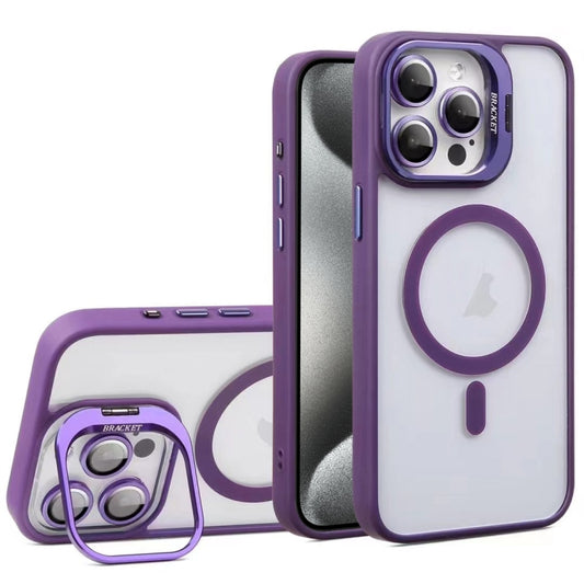U1 Invisible Lens Holder Acrylic + TPU MagSafe Magnetic Phone Case, For iPhone 15 Pro Max, For iPhone 15 Pro, For iPhone 15 Plus, For iPhone 15