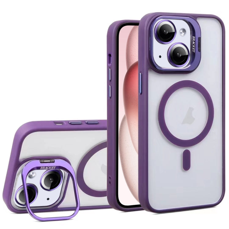 U1 Invisible Lens Holder Acrylic + TPU MagSafe Magnetic Phone Case, For iPhone 15 Pro Max, For iPhone 15 Pro, For iPhone 15 Plus, For iPhone 15