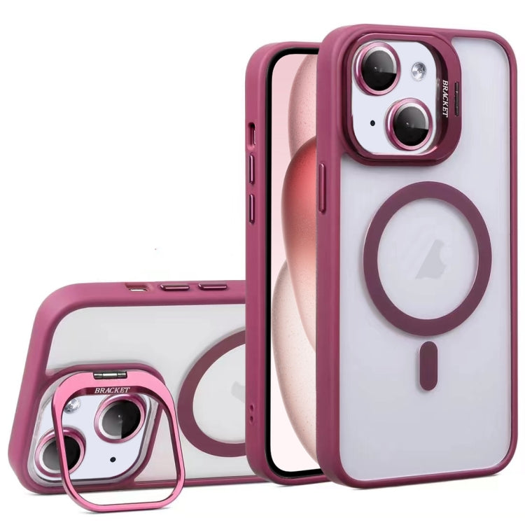 U1 Invisible Lens Holder Acrylic + TPU MagSafe Magnetic Phone Case, For iPhone 15 Pro Max, For iPhone 15 Pro, For iPhone 15 Plus, For iPhone 15