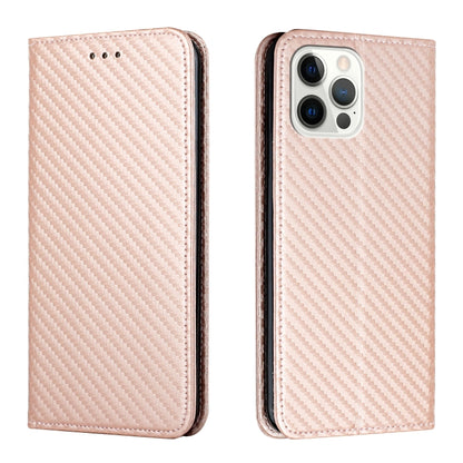 Carbon Fiber Texture Magnetic Flip Leather Phone Case, For iPhone 16e, For iPhone 16 Pro Max, For iPhone 16 Pro, For iPhone 16 Plus, For iPhone 16