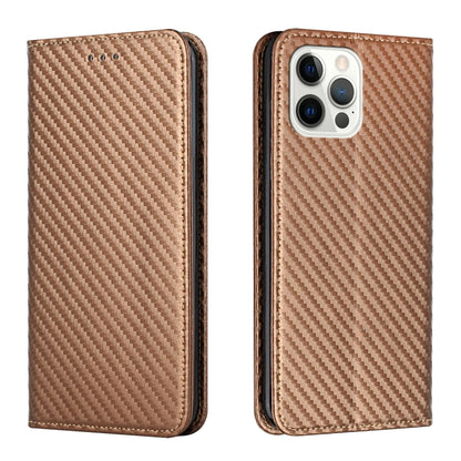 Carbon Fiber Texture Magnetic Flip Leather Phone Case, For iPhone 16e, For iPhone 16 Pro Max, For iPhone 16 Pro, For iPhone 16 Plus, For iPhone 16