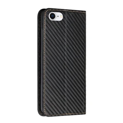Carbon Fiber Texture Magnetic Flip Leather Phone Case, For iPhone 16e, For iPhone 16 Pro Max, For iPhone 16 Pro, For iPhone 16 Plus, For iPhone 16