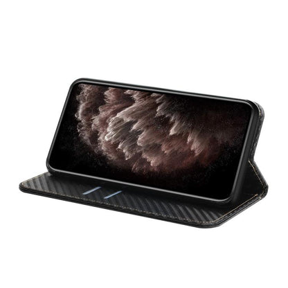 Carbon Fiber Texture Magnetic Flip Leather Phone Case, For iPhone 16e, For iPhone 16 Pro Max, For iPhone 16 Pro, For iPhone 16 Plus, For iPhone 16