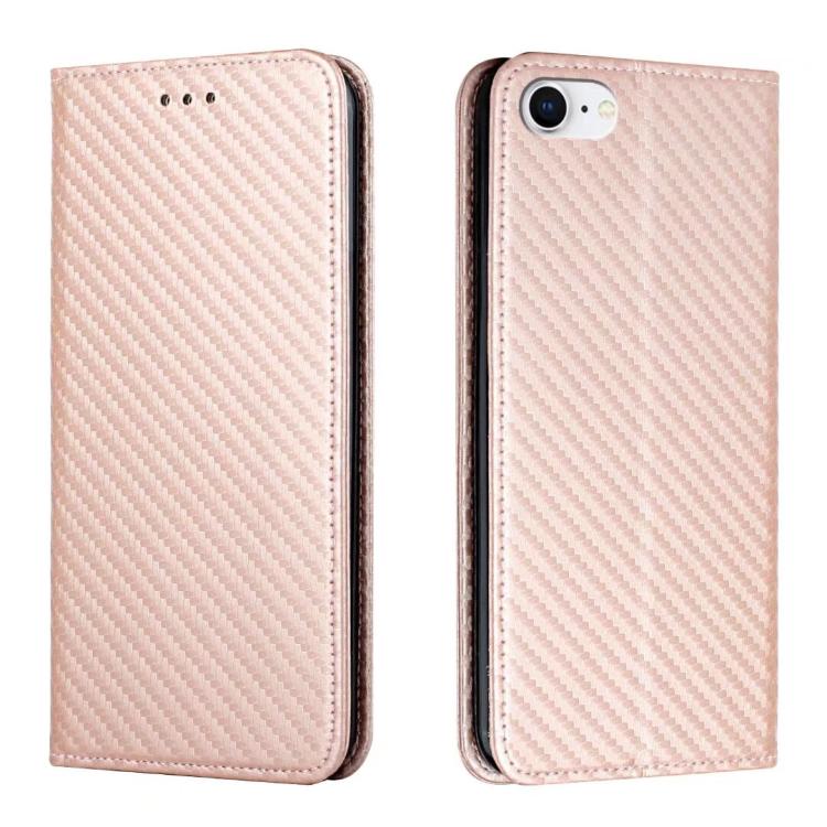 Carbon Fiber Texture Magnetic Flip Leather Phone Case, For iPhone 16e, For iPhone 16 Pro Max, For iPhone 16 Pro, For iPhone 16 Plus, For iPhone 16