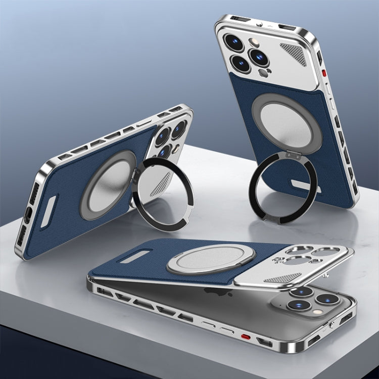 Metal Snap Buckle 360 Degree Rotating MagSafe Magnetic Holder Phone Case