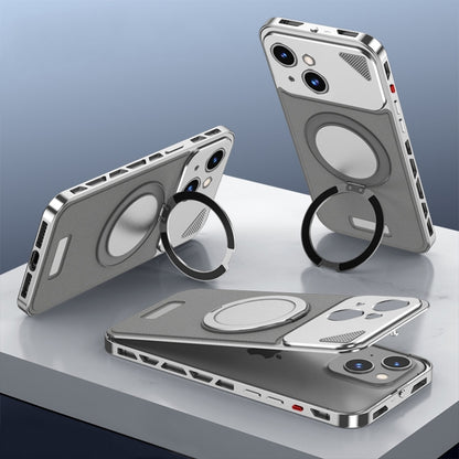 Metal Snap Buckle 360 Degree Rotating MagSafe Magnetic Holder Phone Case