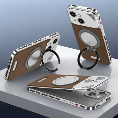 Metal Snap Buckle 360 Degree Rotating MagSafe Magnetic Holder Phone Case
